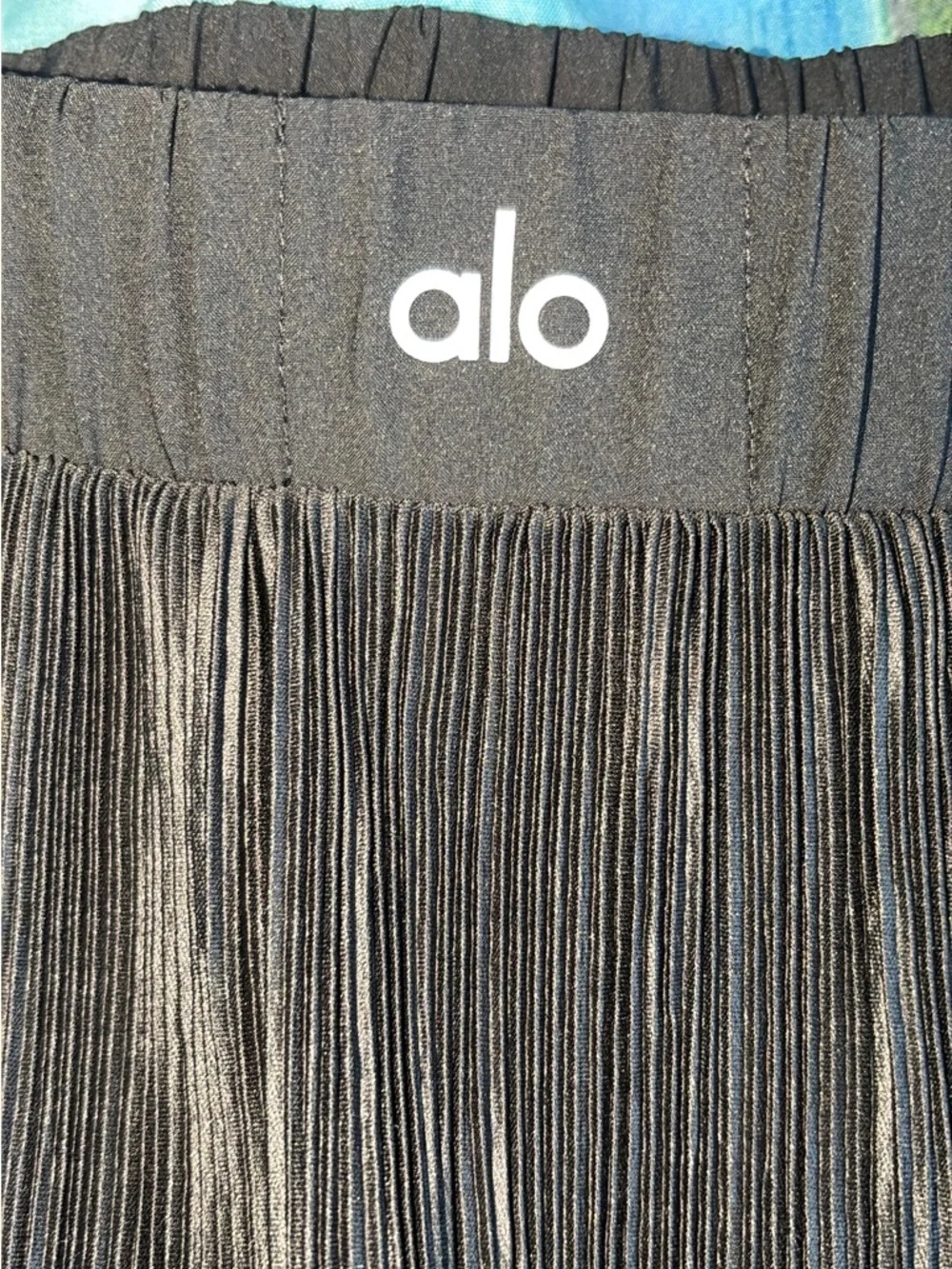 Alo Plisse Black Tennis Skort - Picture 2 of 6